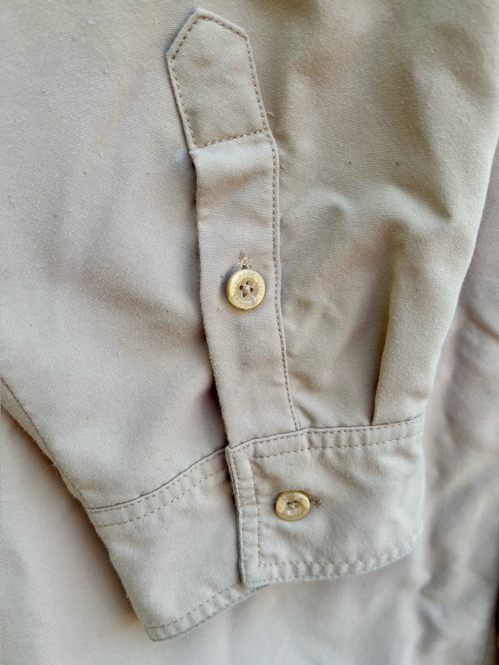 BOY SCOUT of AMERICA - ADULT XXX LARGE LONG SLEEVE UNIFORM SHIRT - Picture 7 of 10